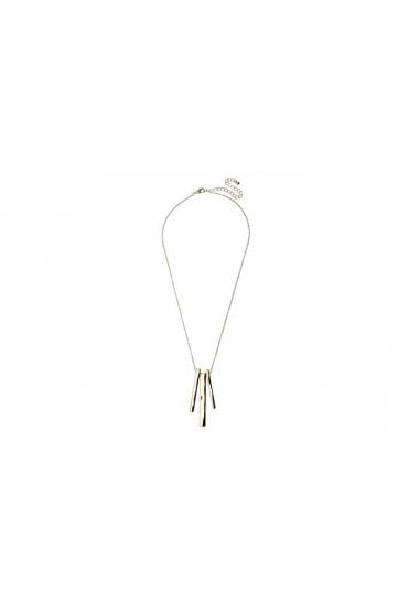 Golden Elegance Triple Bar Chain Necklace