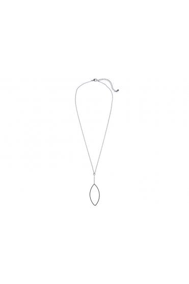 Halo Drift Oval Necklace