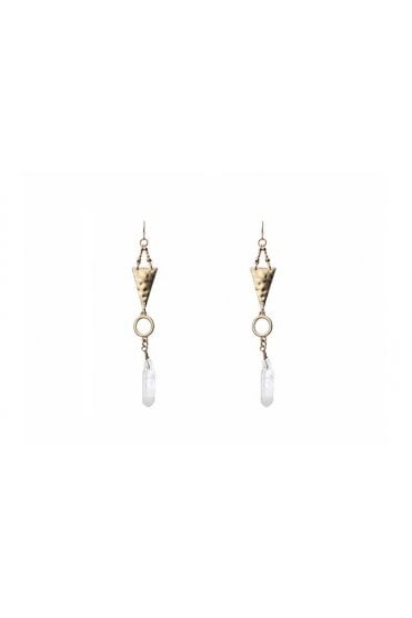 Hammered Gleam Earring