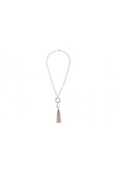 Hammered Glow Pendant Necklace
