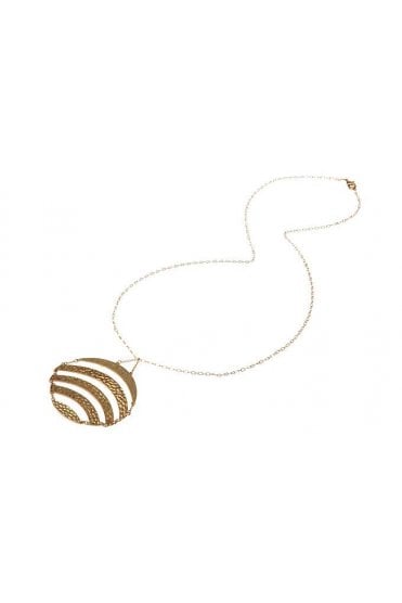 Hammered Luxe Long Chain Necklace