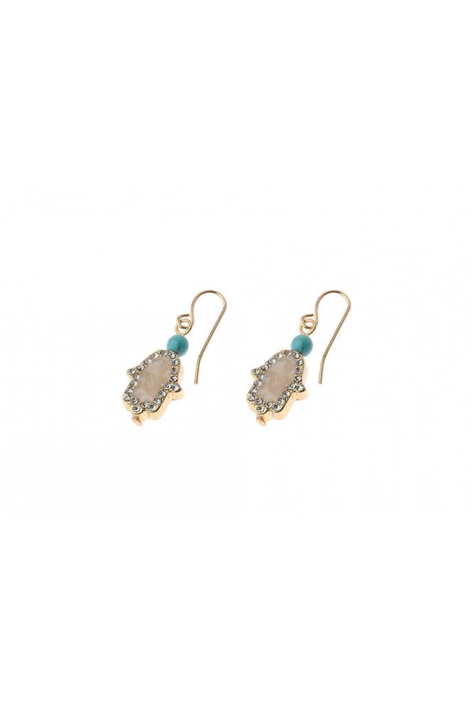 Majique London Hamsa Sparkle Earring