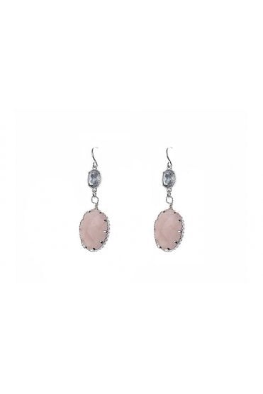Rosy Spark Drop Earring