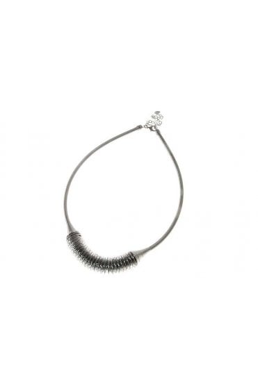 Hematite Spiral Necklace