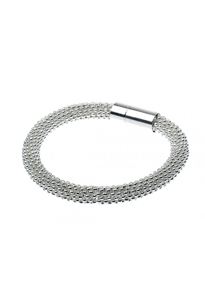 Majique London Ice Prism Silver Slice Bracelet With Magnetic Closure