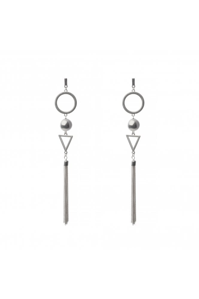 Majique London Luxe Chain Tassel Earring
