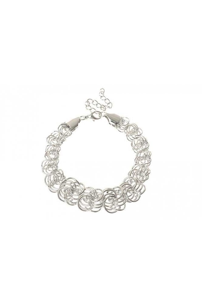 Majique London Luxe Circle Crystal Bracelet