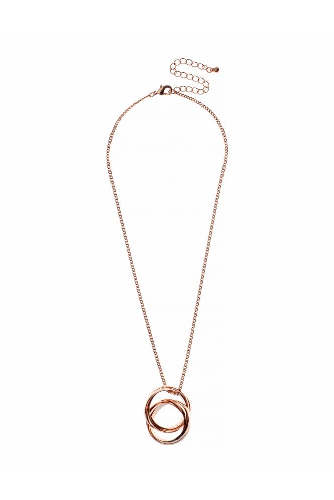Majique London Luxe Circle Duo Necklace