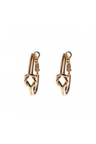 Luxe Knot Hoop Earring
