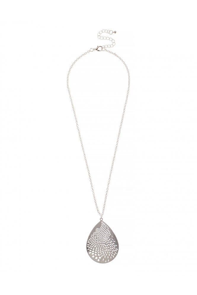 Majique London Luxe Oval Drop Necklace