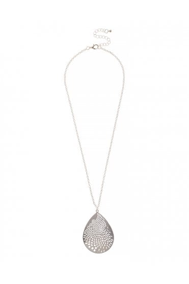 Luxe Oval Drop Necklace