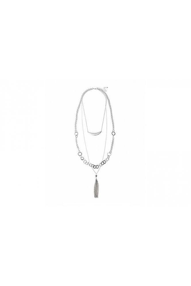 Majique London Luxe Tassel Layer Necklace