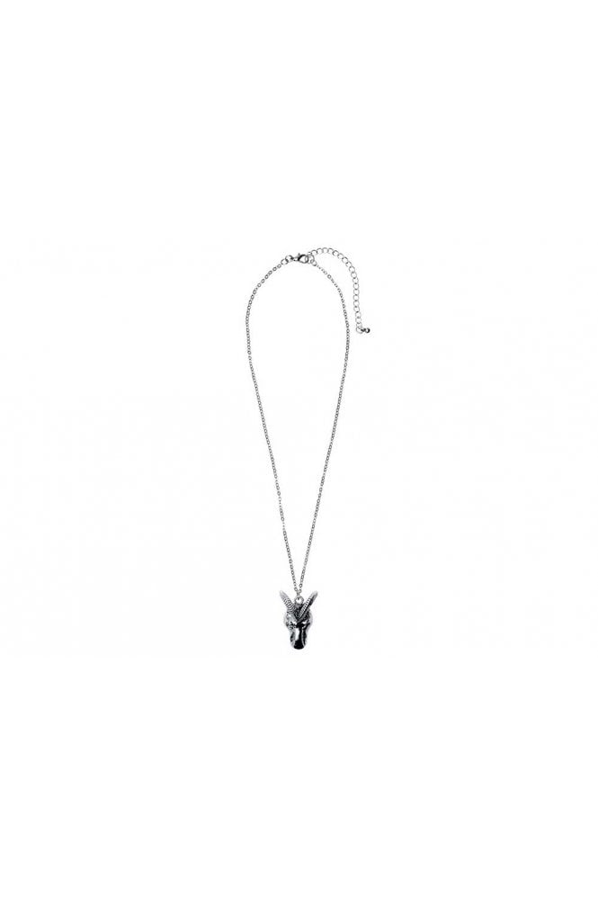 Majique London Bold Ram Pendant Necklace