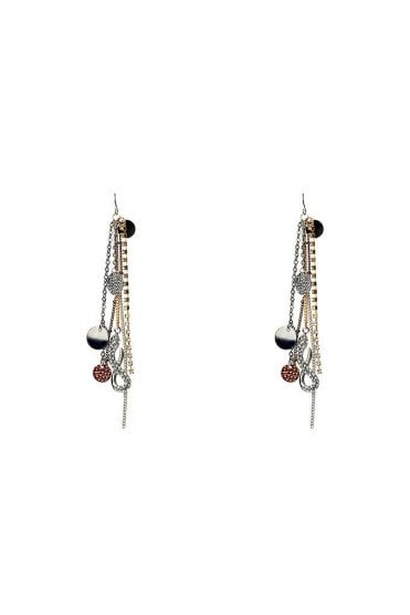 Charmed Fish Hook Drop Earrings