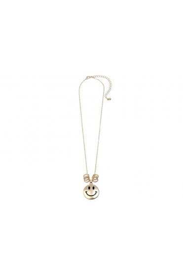 Cheerful Smiley Pendant Necklace