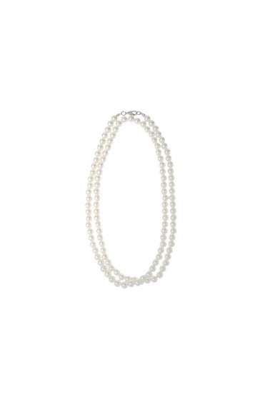 Cream Pearl Luxe Chain Necklace