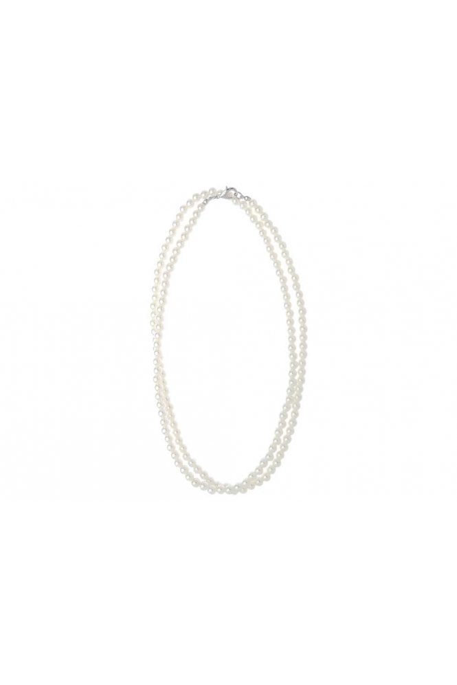 Majique London Cream Pearl Luxe Long Necklace