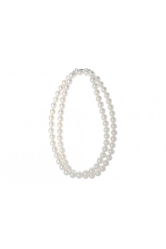 Majique London Cream Pearl Luxe Long Necklace