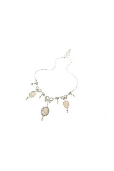 Crystal Bow Elegance Necklace