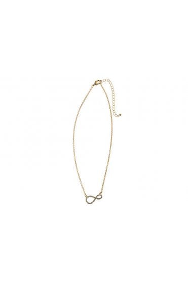 Crystal Infinity Charm Necklace