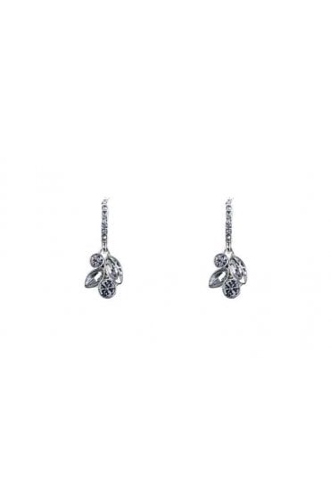 Crystal Luxe Silver Drop Earrings