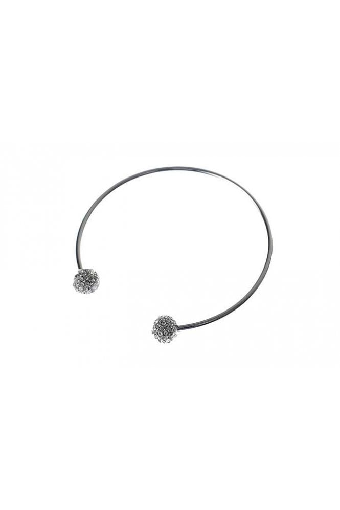 Majique London Crystal Sphere Wire Bracelet