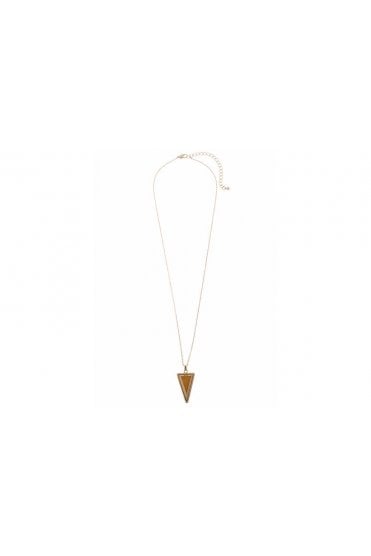 Desert Glow Triangle Pendant Necklace