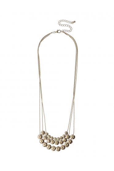 Triple Fusion Hammered Coins Necklace
