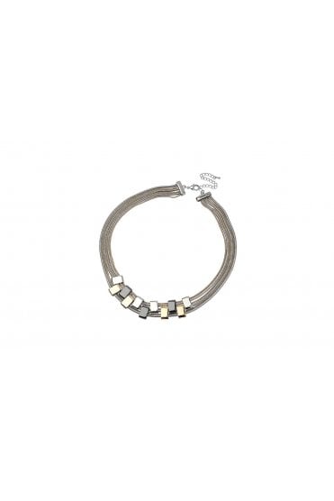Tritone Serpentine Layered Chain Necklace