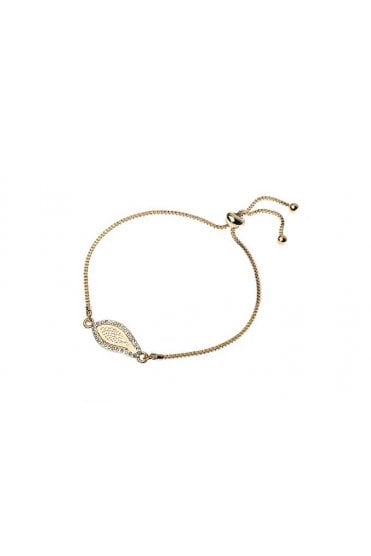 Golden Leaf Charm Bracelet