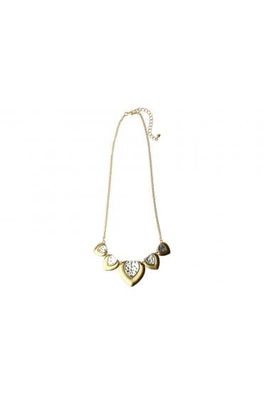 Heartfelt Duo Gold Chain Necklace