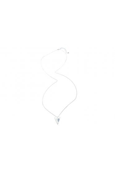 Kite Dream Long Silver Necklace