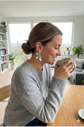Blossom Petal Statement Stud Earrings