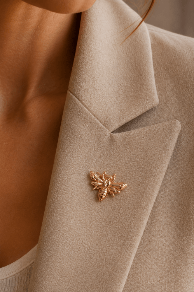 Majique London Bumble Luxe Brooch
