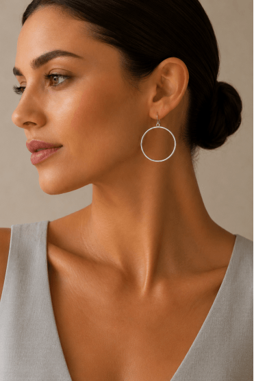Chic Circle Hoop Earring