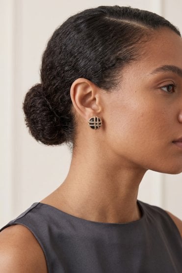 Chic Crystal Sparkler Post Earring