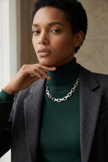 Chic T-Link Chunky Chain Necklace