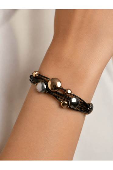 Chic Tricolour Beaded Bracelet