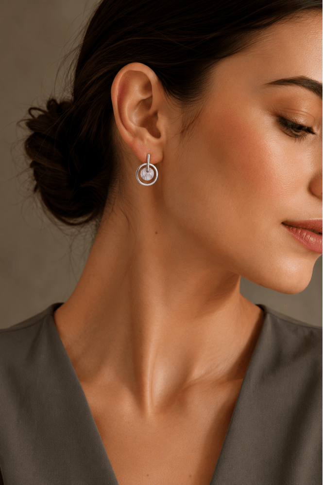 Majique London ChicGeo Stud Earring