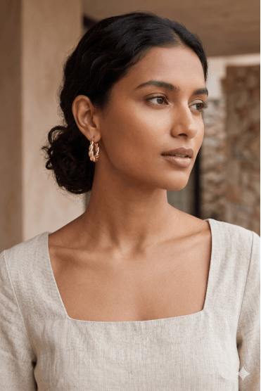 Chunky Hoop Earrings