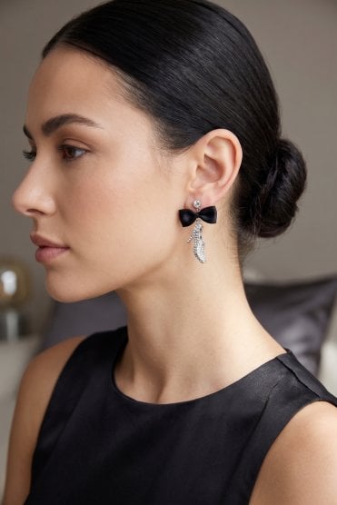 Cinderella Glam Bow Earring