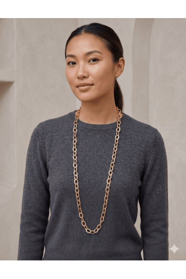 Circle Chic Link Necklace