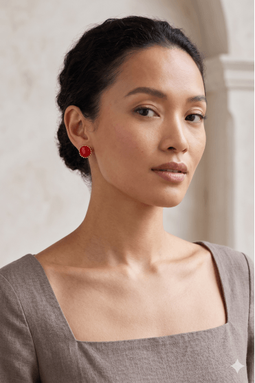Classic Circle Stud Earring