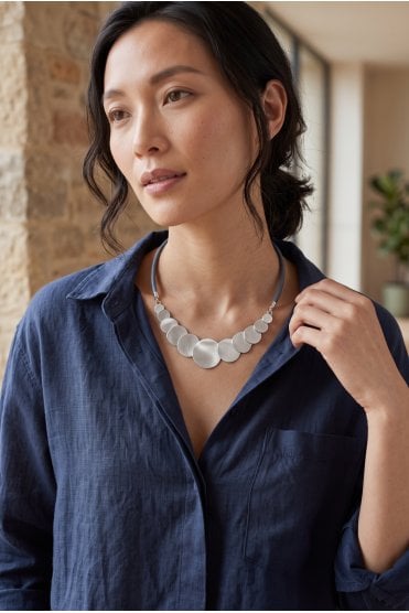 Cosmic Circle Choker Necklace