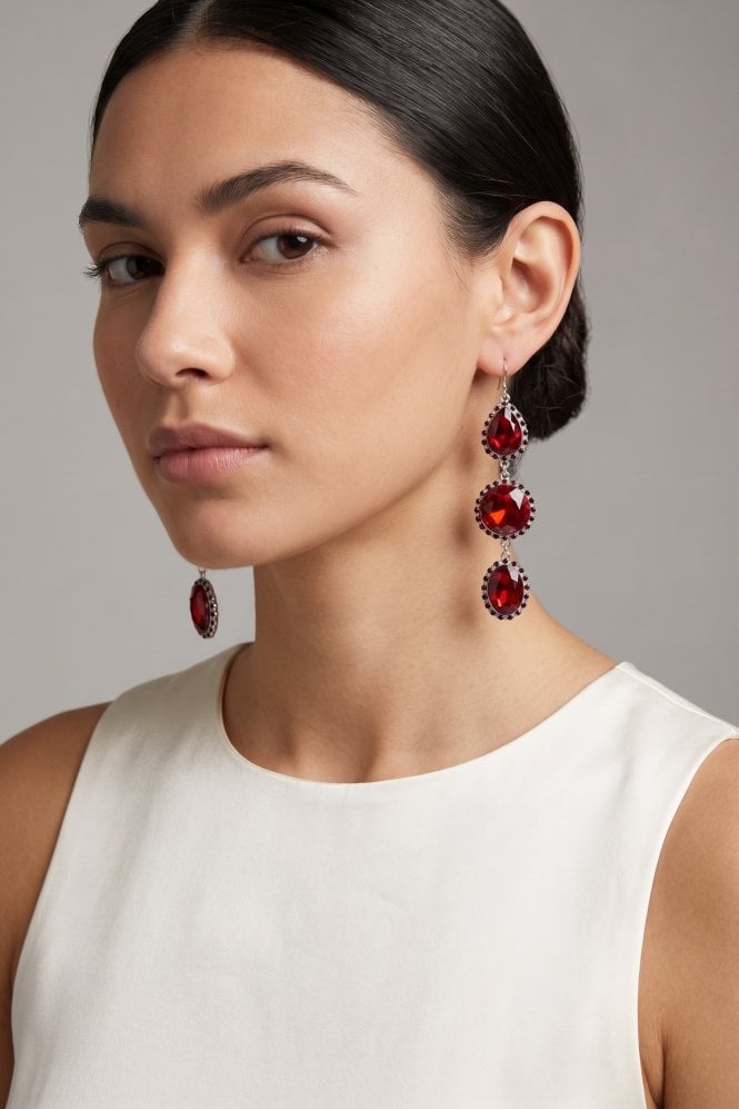 Majique London Crystal Cascade Dangle Earring