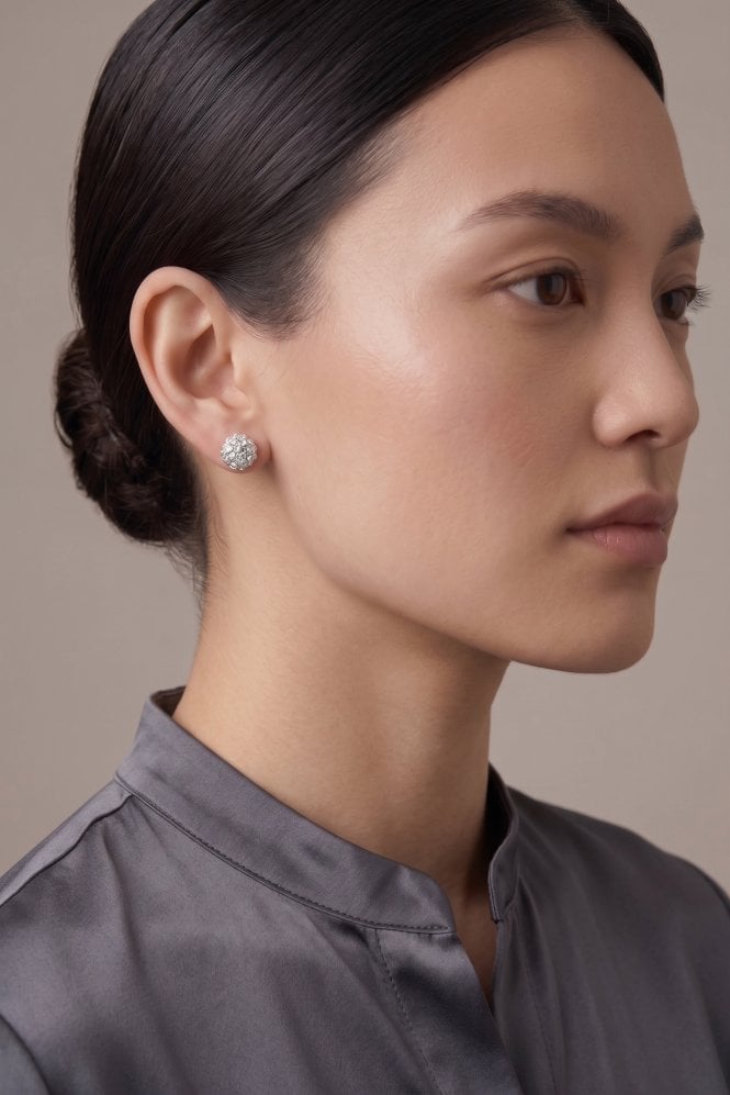 Majique London Crystal Orb Stud Earring