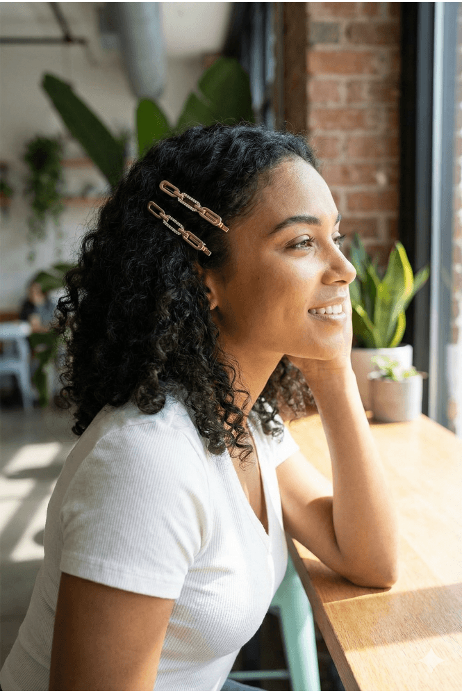 Majique London Dazzle Duo Crystal Hair Adornments