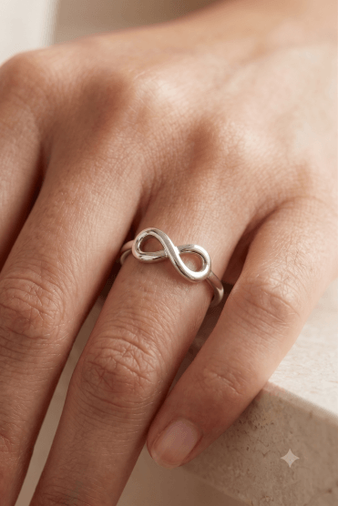 Dazzling Mini Infinity Ring