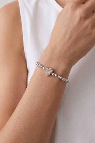 Druzy Heart Glow Bracelet