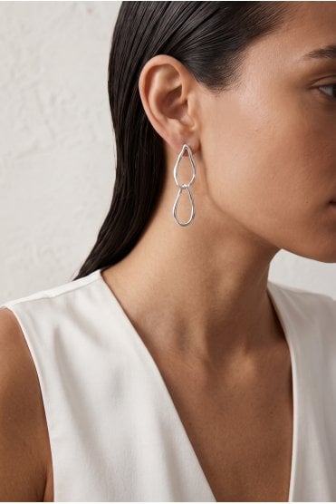Duo Cascade Chic Drop Elegance Earrings